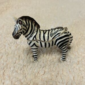 Zebra Trinket Box
